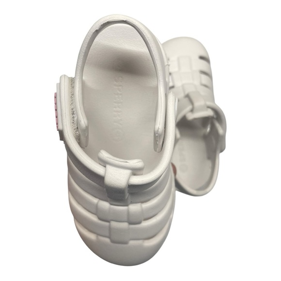 Sperry Toddler White Caged Sandals Size: 4 - Picture 6 of 8